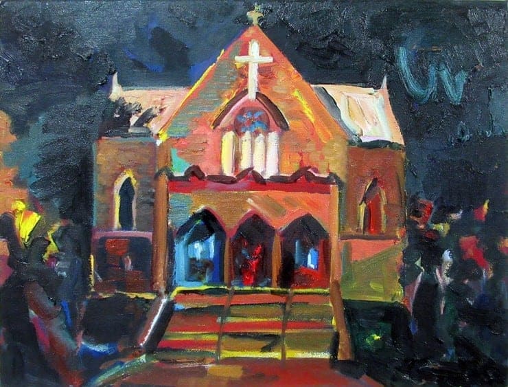 Painting #3 - Port Adelaide Uniting Church | 100 Years, 100 Paintings by Robert Habel