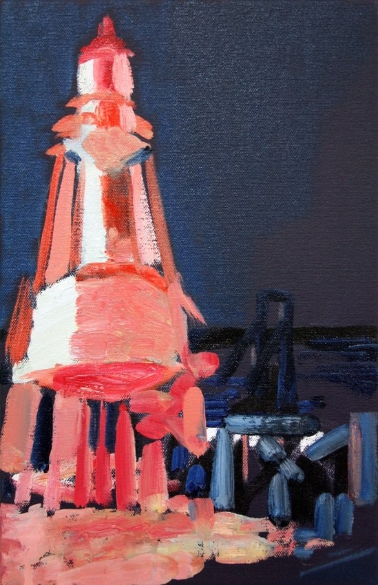 Painting #7 - Lighthouse 2 | 100 Years, 100 Paintings by Robert Habel