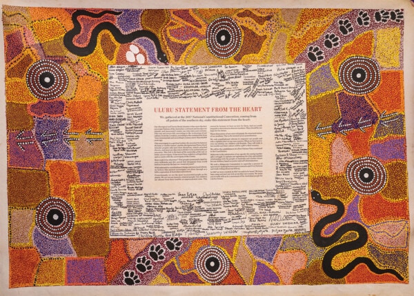 Official Uluru Statement from the Heart banner