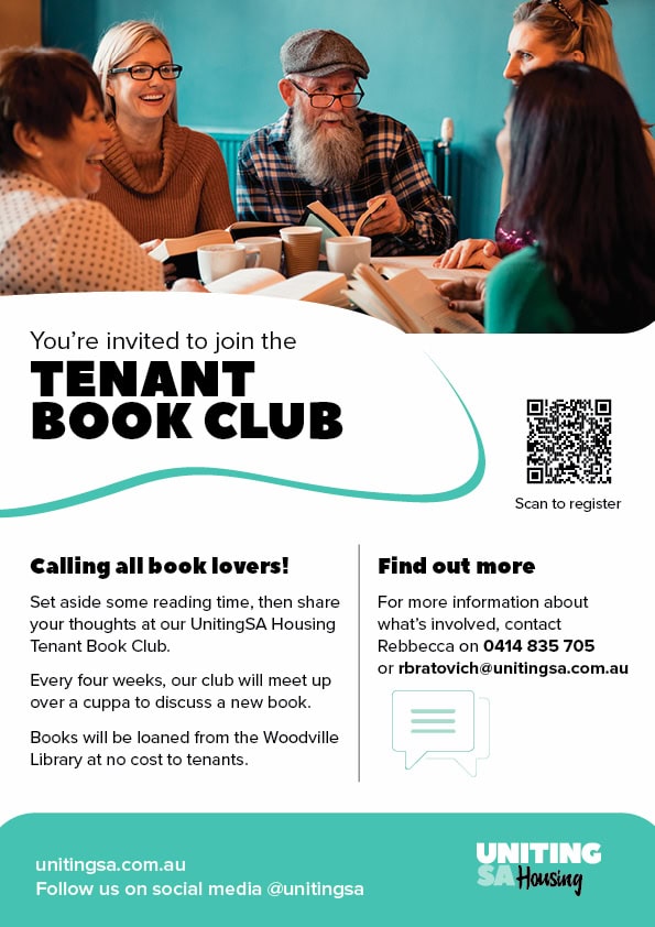 Tenant Book Club flyer